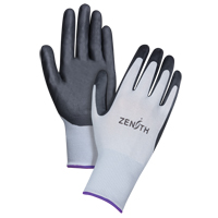 Lightweight Breathable Coated Gloves, 6/X-Small, Foam Nitrile Coating, 13 Gauge, Polyester Shell Action Paper