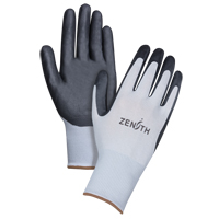 Lightweight Breathable Coated Gloves, 9/Large, Foam Nitrile Coating, 13 Gauge, Polyester Shell Action Paper
