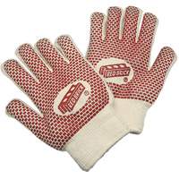 Red Brick&reg; Reversible Terrycloth Gloves, Cotton, Double Sided, 10 Gauge, Large Action Paper