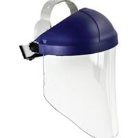 Harnais de t&ecirc;te avec visi&egrave;re, Polycarbonate, Suspension Rochet Action Paper