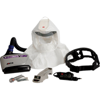 Trousse Easy-Clean pour APR motoris&eacute; TR-600 de Versaflo, Capuchon & visi&egrave;re, Pile Lithium-ion Action Paper