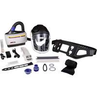 Trousse industrielle lourde pour APR motoris&eacute; TR-600 de Versaflo, Capuchon & visi&egrave;re, Pile Lithium-ion Action Paper