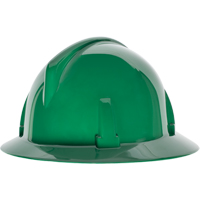 Casques de s&eacute;curit&eacute; &agrave; bordure compl&egrave;te TopGard, R&eacute;pond aux normes CSA type 1, Suspension Rochet, Non ventil&eacute; Action Paper