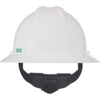 V-Gard&reg; Full Brim Hardhat, CSA Type 1, Ratchet Suspension, Non-Vented Action Paper