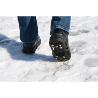 Heavy-Duty Anti-Slip Ice Cleats, Steel, Stud Traction, Medium Action Paper