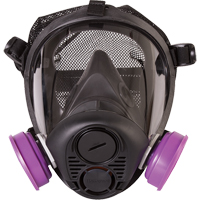 North&reg; RU6500 Series Full Facepiece Respirator, Silicone, Small Action Paper