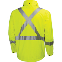 Veste imperm&eacute;able Narvik , Polyester, Jaune lime haute visibilit&eacute;, Petit Action Paper