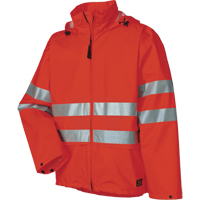 Veste imperm&eacute;able Narvik , Polyester, Orange haute visibilit&eacute;, Petit Action Paper