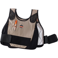 6215 Phase Change Cooling Vests, Small/Medium, Khaki Action Paper