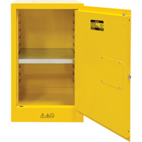 Armoire pour produits inflammables, 12 gal., 1 Porte(s), 23" La x 35" h x 18" p Action Paper