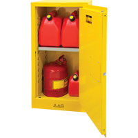 Armoire pour produits inflammables, 16 gal., 1 Porte(s), 23" La x 44" h x 18" p Action Paper