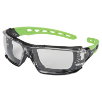 Z2500 Series Safety Glasses with Foam Gasket, Clear Lens, Anti-Scratch, ANSI Z87+/Meets/Exceeds CSA Z94.3 Action Paper