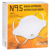 Respirateur contre les particules, N95, Certifi&eacute; NIOSH, Moyen/grand Action Paper