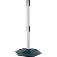 Dual Line Heavy Duty Receiver Post, 38" High, White Action Paper