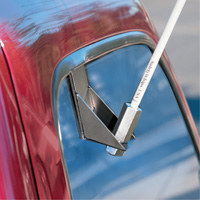 Safety Whip&reg; Light-Duty Whips, Window Mount, 5' High, Orange Action Paper