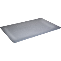 WD Foodmaster Anti-Microbial Mats, Smooth, 3' x 4' x 9/16", Grey, Vinyl Foam Action Paper