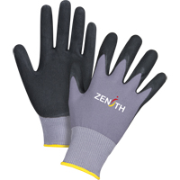 ZX-1 Premium Touchscreen Compatible Gloves, 9/Large, Nitrile/Foam Nitrile Coating, 15 Gauge, Nylon Shell Action Paper