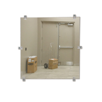 Flat Mirror, 18" H x 30" W, Unframed Action Paper