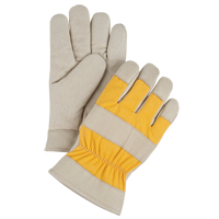 Gants de travail doubl&eacute;s pour l'hiver de premi&egrave;re qualit&eacute;, Moyen, Paume en Cuir fleur de porc, Doublure en Molleton de mousse Action Paper