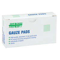 Gaze, Tampon, 3" lo x 3" la, St&eacute;rile, Dispositif m&eacute;dical Classe 1 Action Paper