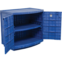 Armoire en poly&eacute;thyl&egrave;ne pour produits corrosifs et acides, 24 gal., 36" x 35" x 25" Action Paper
