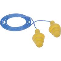 E-A-R Ultrafit Premolded Earplugs, Corded, Bulk - Polybag, 25 dB NRR, One-Size Action Paper