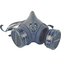 8000 Series Assembled Respirator, Elastomer/Thermoplastic, Medium Action Paper