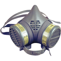 8000 Series Assembled Respirator, Elastomer/Thermoplastic, Small Action Paper