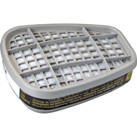 Cartouches pour respirateur s&eacute;rie 6000, Cartouche gaz/vapeur, Formald&eacute;hyde/Vapeur organique Action Paper