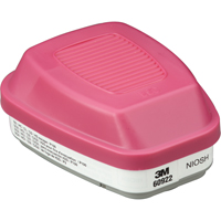 6000 Series Respirator Cartridges, Gas/Vapour Cartridge, Acid Gas/P100 Action Paper