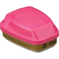 Cartouches pour respirateur s&eacute;rie 6000, Cartouche gaz/vapeur, Gaz multiples/Vapeurs/P100 Action Paper