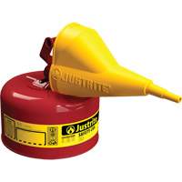 Bidons s&eacute;curitaires, Type I, Acier, 1 gal. US, Rouge, Homologu&eacute; FM/List&eacute; UL/ULC Action Paper