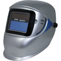 WH40 Variable ADF Welding Helmet, 3.77" L x 1.65" W View Area, 9 - 13 Shade Range, Silver Action Paper