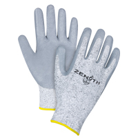 Gants &eacute;lastiques sans coutures r&eacute;sistants &agrave; la coupe, Taille 2T-Grand/11, Calibre 13, Rev&ecirc;tement Nitrile, Enveloppe en PEHP, ANSI/ISEA 105 niveau 2/EN 388 niveau 3 Action Paper