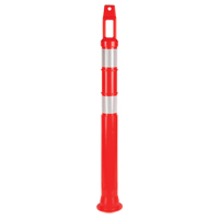 Premium Delineator Post, 42" H, Orange Action Paper