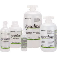 Bouteilles de solution saline pour douche oculaire, Bouteille Plein, 1 oz Action Paper