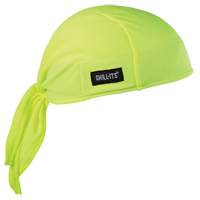Chill-Its&reg; 6615 Cooling Dew Rags, High Visibility Lime-Yellow Action Paper
