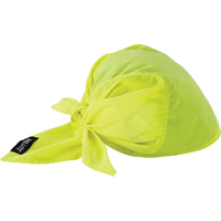 Chill-Its&reg; 6710CT Cooling Triangle Hats, High Visibility Lime-Yellow Action Paper