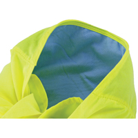 Chill-Its&reg; 6710CT Cooling Triangle Hats, High Visibility Lime-Yellow Action Paper