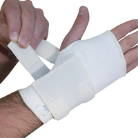Ambidextrous Wrist Supports, Cotton/Elastic, Small Action Paper