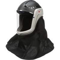 Assemblage de casque Versaflo avec visi&egrave;re de premi&egrave;re qualit&eacute; et enveloppe r&eacute;sistante aux flammes, Universel, Casque rigide, Bavette Simple Action Paper