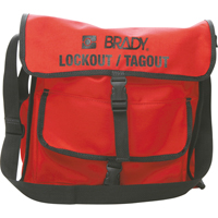 Lockout Satchel with Shoulder Strap, Confined Space Kit Action Paper