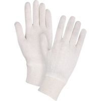 Mediumweight Inspection Gloves, Poly/Cotton, Knit Wrist Cuff, Ladies Action Paper