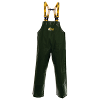Bristol Bay Bib Pants, Medium, Polyester/PVC, Grey Action Paper