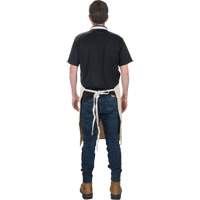 Apron, Cotton, 36" L x 29" W, Natural Action Paper