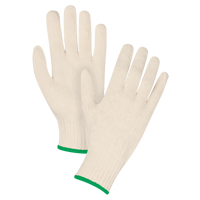 Heavyweight String Knit Gloves, Poly/Cotton, 7 Gauge, Medium Action Paper