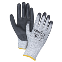 Seamless Stretch Cut-Resistant Gloves, Size 2X-Large/11, 13 Gauge, Polyurethane Coated, HPPE Shell, ANSI/ISEA 105 Level 4/EN 388 Level 5 Action Paper
