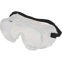 Z300 Safety Goggles, Clear Lens, Anti-Scratch, Direct Vent Action Paper