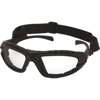 Dustdevil Black Frame Safety Glasses, Clear Lens, Anti-Fog/Anti-Scratch, ANSI Z87+/Meets/Exceeds CSA Z94.3 Action Paper