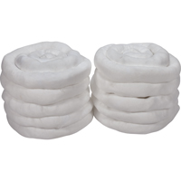 Sorbent Sock, Oil Only, 45 gal. Absorbancy, 3" W x 10' L, Pack of 10 Action Paper